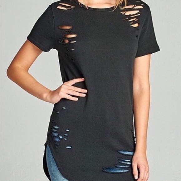 Tops - Price Firm Ripped Shirt